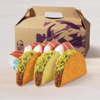 Variety Taco Party Pack · Your choice of 12 of the following tacos: Crunchy or Soft Taco, or Nacho Cheese Doritos® Loc...
