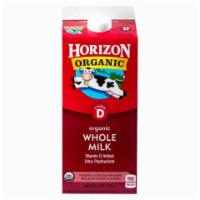 Horizon Organic Whole Milk Half Gallon · Craving a glass of cold milk? No need to run back to the store! We have your milk right here!