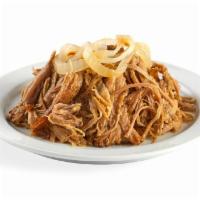 Mojo Roast Pork Entrée Only · Slow roasted in a mojo juice, our pork is a moist and tender marvel crowned with sautéed oni...