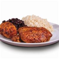 1/4 Chicken Platter · This classic favorite features the Pollo Tropical® marinated and grilled 1/4 chicken with ch...