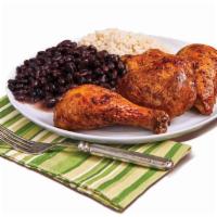 1/2 Chicken Platter · For big appetites, this dish doubles up the delicious offering with 1/2 a Pollo Tropical gri...