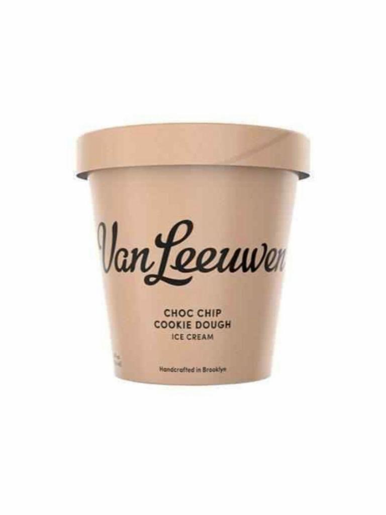 Van Leeuwen Choc Chip Cookie Dough (14 oz) · Nothing makes us happier than this Chocolate Chip Cookie Dough Ice Cream. Chewy cookie dough. Generous amounts of single origin, dark chocolate chips. A pinch of sea salt. It’s the pint you’ve always wanted. If you wanted a pint of chewy cookie dough, dark chocolate chips and sea salt.