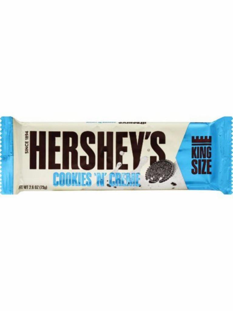 Hershey's Cookies 'n' Creme King Size Bar (2.6 oz) · 