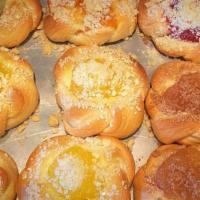 Danish · Flaky pastry with a sweet filling.