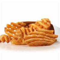 Criss Cut Fries · Crispy bites of crisscut potatoes.