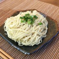 KAE-DAMA-Extra Noodle · KAE-DAMA is an authentic Hakata-style way of refilling noodles. A hot, fresh boiled noodles ...