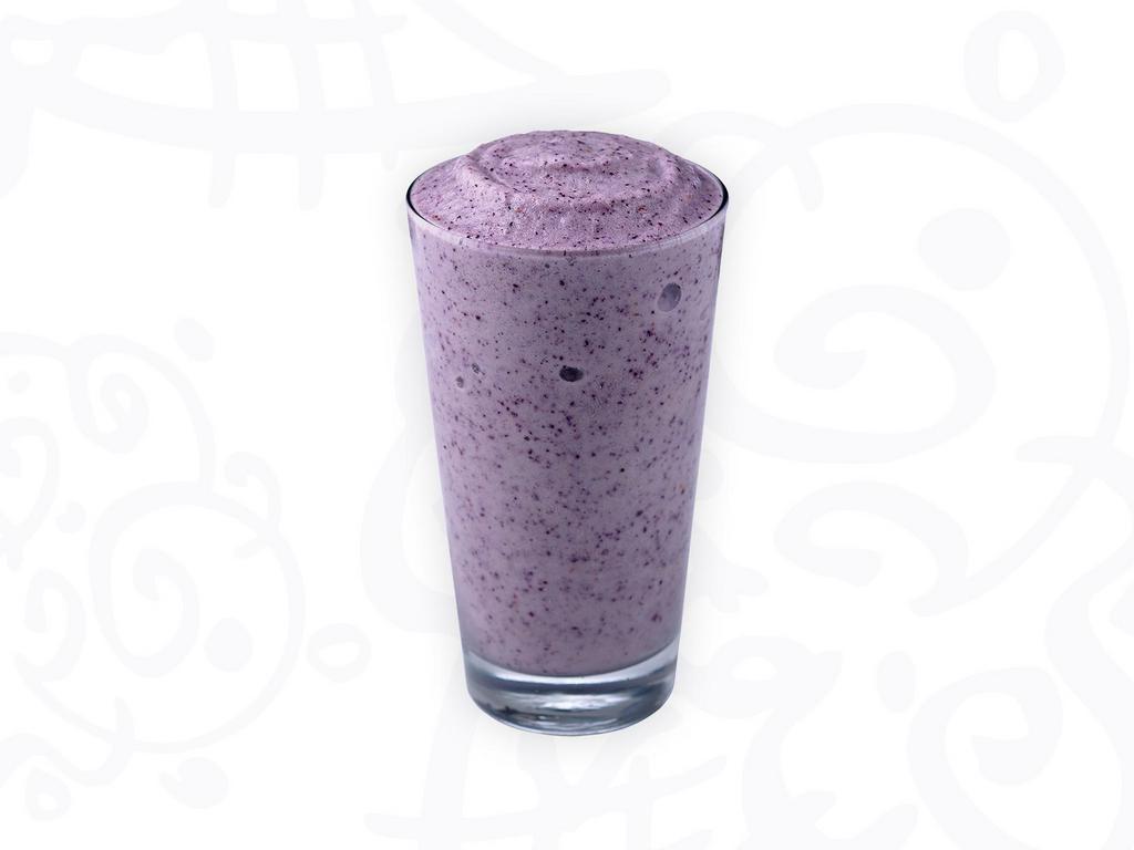 Blueberry Banana Smoothie · Made with real bananas, blueberries and our lifestyle smoothie mix.