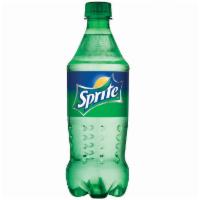 Sprite · 16.9 fl oz bottle of Sprite.