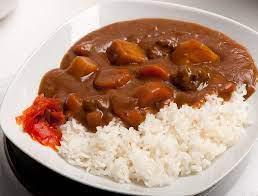 Kare Raisu · Homemade Japanese curry with pan fried potatoes, onions and carrots. Served with a protein o...