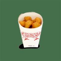 Large Wisconsin Cheese Curds  · To ensure quality and freshness, your cheese curds will be cooked when you arrive. If you wo...