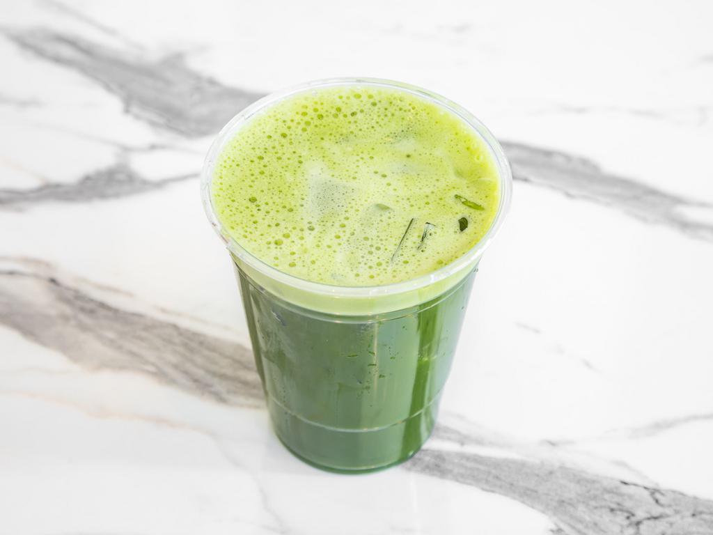 Iced Matcha · Organic Culinary Grade Matcha blended with ice