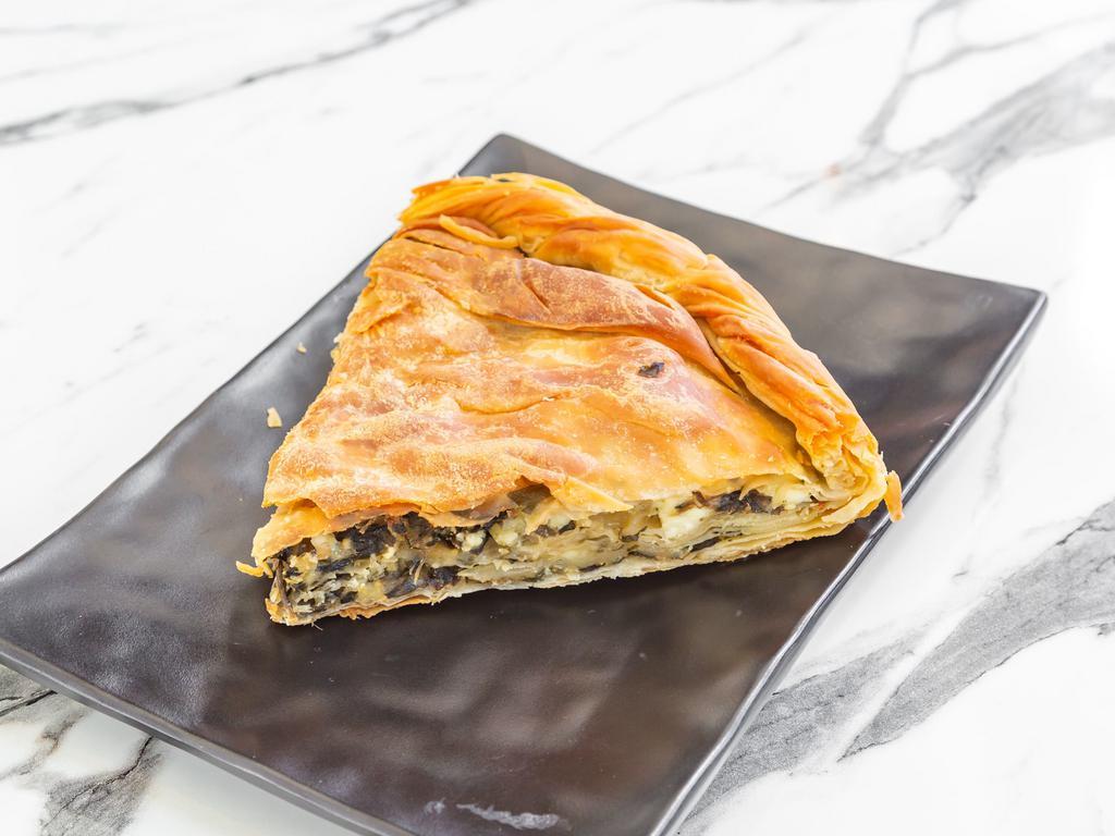 Traditional Spinach with Cheese · Traditional phyllo dough filled with spinach and feta cheese