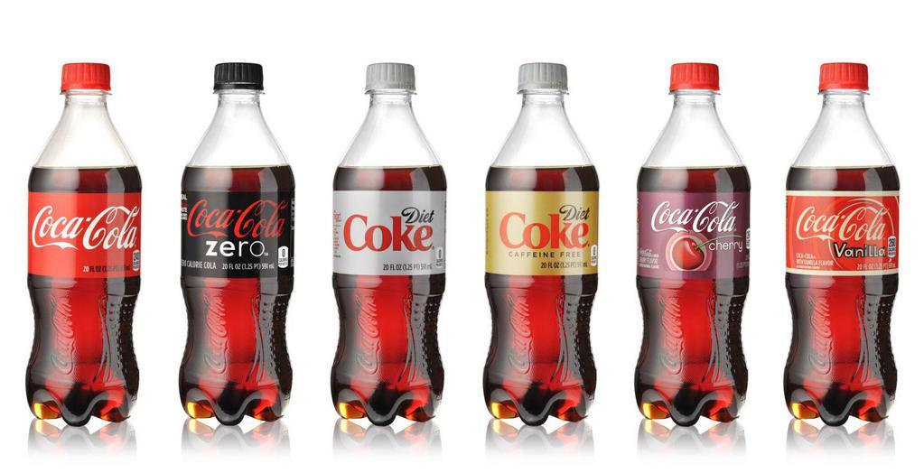 Coca Cola  · 20 oz. bottle.