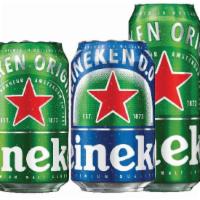 Heineken Can  · Must be 21 to purchase. 12, 16 and 24 oz.