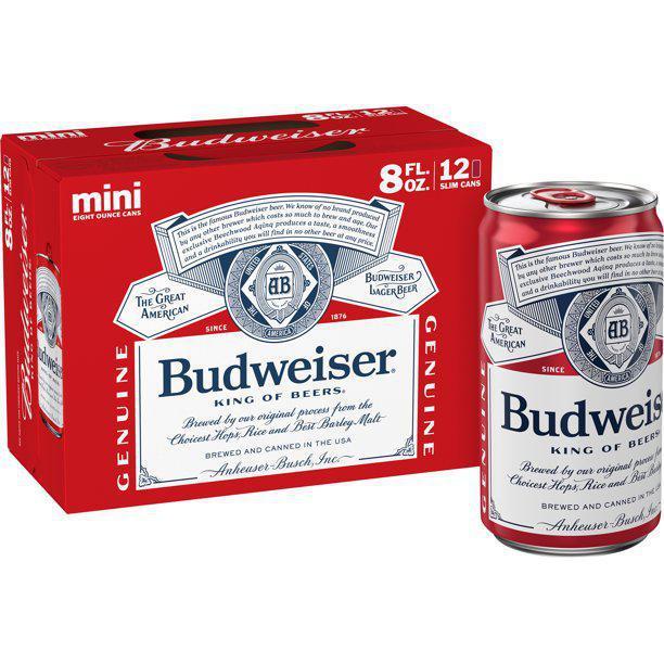 Budweiser Can (Multiple sizes) · Must be 21 to purchase.