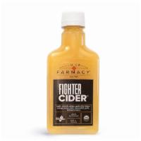 Fighter Cider® · Water, apple juice, ginger juice, turmeric juice, apple cider vinegar, orange juice, lemon j...