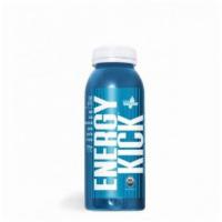 Energy Kick® Blue Apple  · Apple, lemon, blue spirulina, guayusa, green tea, B vitamins

8 oz · Cold Pressed Energy
