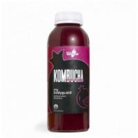 My Bodyguard™ Kombucha · Raw kombucha, blueberry, pomegranate

14 oz · Live Probiotic Tea