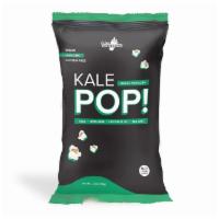 Kale POP! · Non-GMO popcorn, coconut oil, kale powder, spirulina powder, sea salt

Net wt. 1.0 oz 
