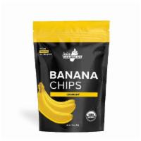 Banana Chips · Bananas, coconut oil, sugar

Net wt. 1.6 oz 