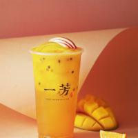 Mango Fruit Tea 芒果水果茶 (L) *New Version* · Yi Fang signature mango fruit tea with fresh mango, apple, orange, 100% real fresh passionfr...