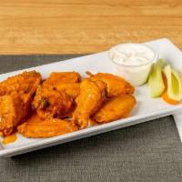 Sal's Award Winning Chicken Wings · Fresh, jumbo, never frozen. Served with our daily house-made creamy blue cheese and crispy c...