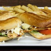 Grilled Chicken Sandwich · With French Fries
