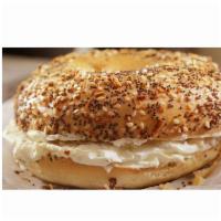 Bagel with Cream Cheese · Bagel of choice with cream cheese. 