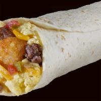 B1. Classic Wrap · Eggs, home fries with choice of meat and cheese.