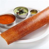  Dosai · Thin crepe made of rice and lentil. Served with chutney and sambar.