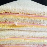 6. Virginia Ham Sandwich · Thinly sliced meat from a pig.'s leg.