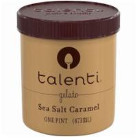 Talenti Gelato Sea Salt Caramel Pint · Dulce de leche dancing the samba with chocolatey caramel truffles creates what? This decaden...