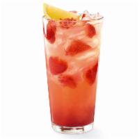 FRECKLED LEMONADE® · Our famous blend of Minute Maid® Lemonade and strawberries.