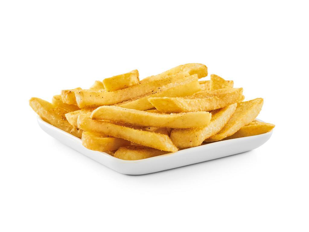 STEAK FRIES · Thick cut and fried to perfection with Red's Original seasoning.
