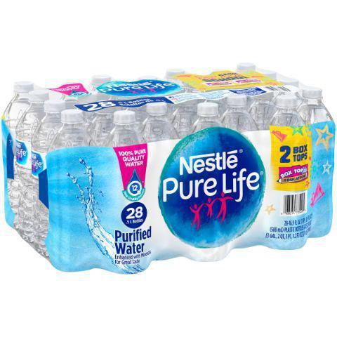 Nestle Pure Life 28pk · Get consistently clean and great-tasting water that's enhanced with light blend of minerals for a crisp taste.
