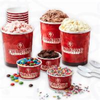 Petite Party Pack · The Petite Party Pack (Serves 12-15) 3 Quarts of icecream, 3 mix-ins. Includes 15 Like-it si...