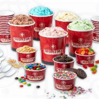 Ultimate party · Ultimate party (Serves 20-25) 5 Quarts, 5 Mix-ins  cups and spoons included.