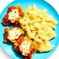 Yumble Chicken Marinara & Alfredo (7 oz) · Kids organic gluten-free chicken nuggets in hidden veggie marinara sauce and cheese paired w...