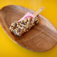Half Dipped Paleta · Served with choice of paleta, chocolate, and toppings