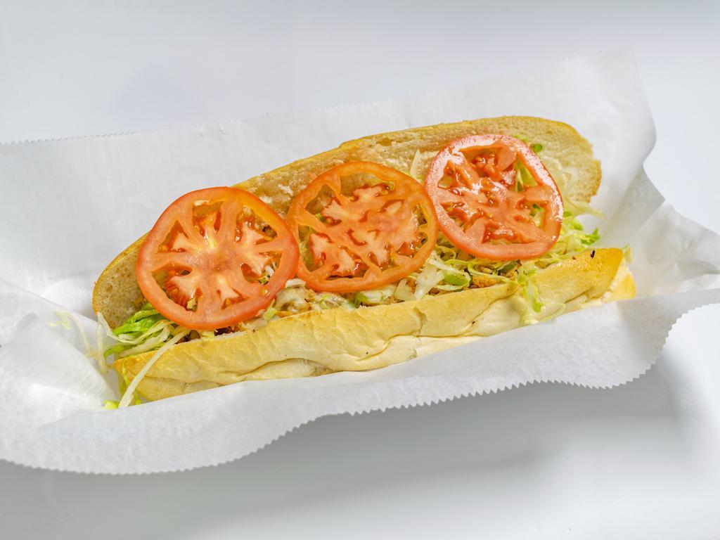 Italian Chicken Steak and Cheese · Comes with chicken steak, cheese, and fries.