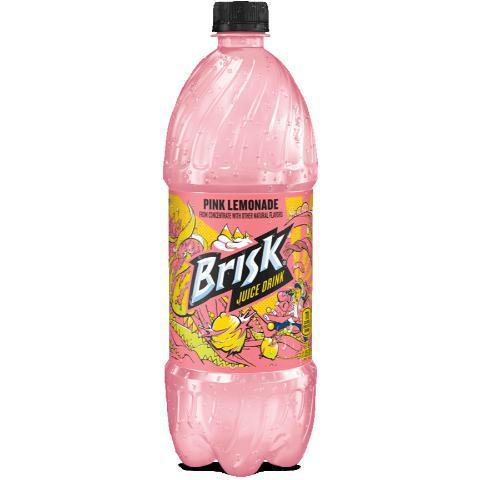 Brisk Pink Lemonade 1L · A twist on the classic, Brisk Pink Lemonade takes the classic receipie with other natural flavors.