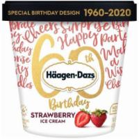 Haagen Dazs Strawberry Pint · This fusion of sweet summer strawberries and pure cream is brimming with wholesome flavor an...