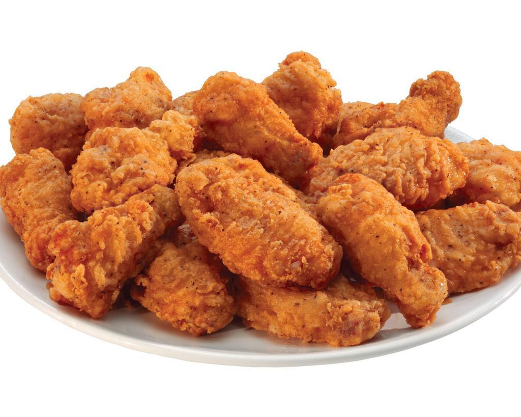 6 Spicy Wings and Roll · Cooked wing of a chicken coated in sauce or seasoning. 