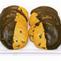 Fresh Baked Chocolate Dipped Chocolate Chip Cookies, 12 Ct. · Fresh baked chocolate dipped chocolate chip cookies, 12 ct.