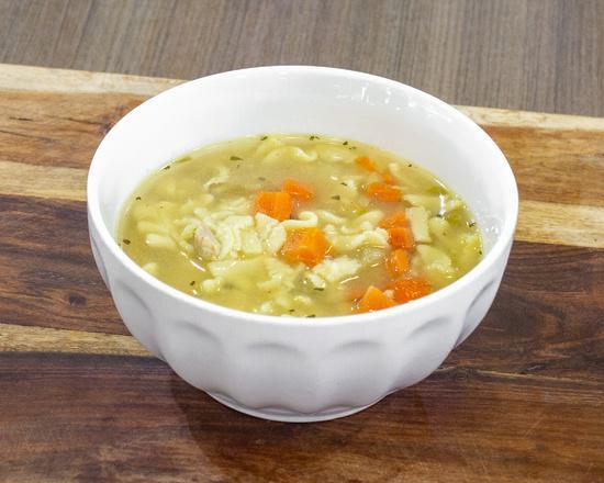 Chicken Noodle Soup · Served with oyster crackers.
