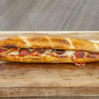 Pizza Sub · A touch of house-made garlic oil, pizza sauce, pepperoni, mozzarella, herbs, with your choic...