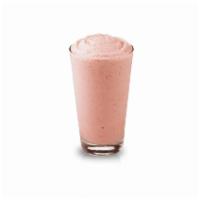 Strawberry Mango Smoothie · strawberries, mango juice and lifestyle smoothie mix