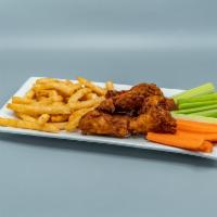 9. Chicken Wing · Served with carrots and celery stick with a choice of wing sauce.