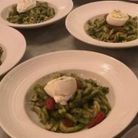 SPAGHETTI ALLA CARBONARA · Spaghetti with pancetta, garlic, organic eggs and pecorino Romano