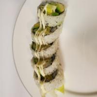 Boston Roll  · Boiled shrimp, lettuce, avocado, cucumber, with wasabi mayo. 